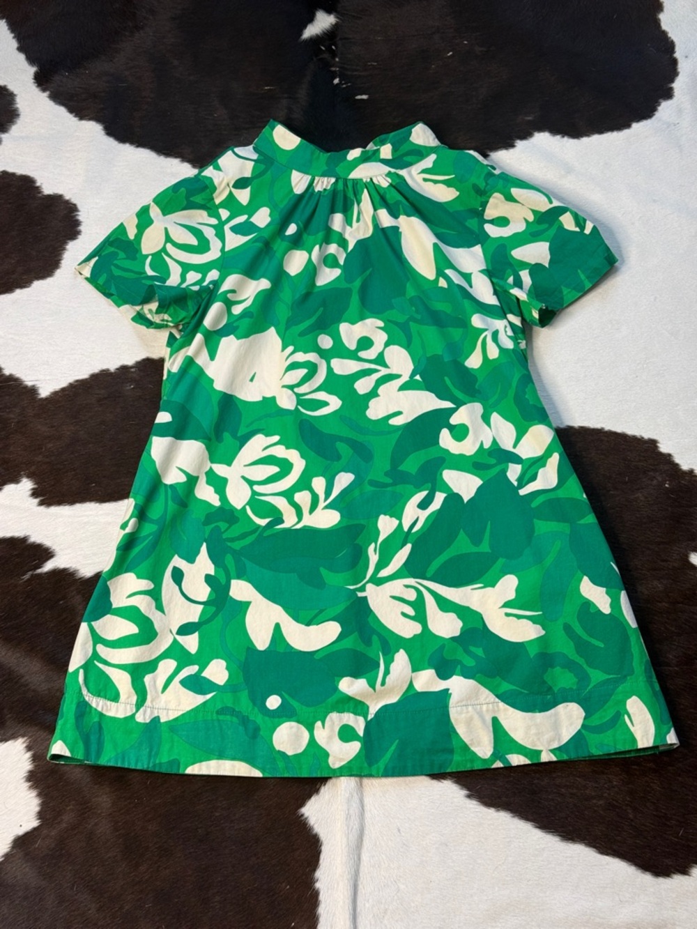 Women’s Green Floral Print Dress